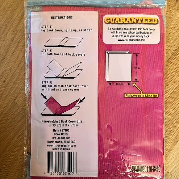 5 Stretchable Book Covers *New* - Picture 3 of 10